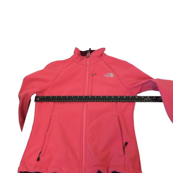 The‎ North Face Softshell Jacket F11 AMVX T183 Fleece Lined Full Zip Pink S - Picture 9 of 16